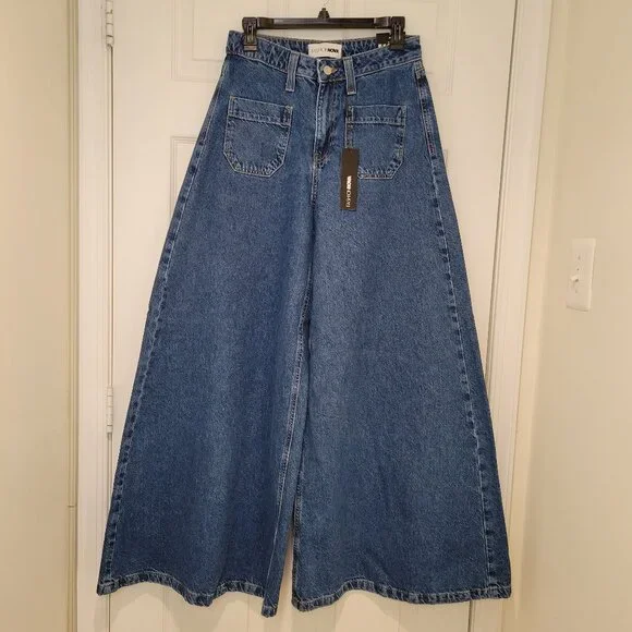 Palazzo High Rise/Waist Jeans NWT Sz 7 - Picture 4 of 12